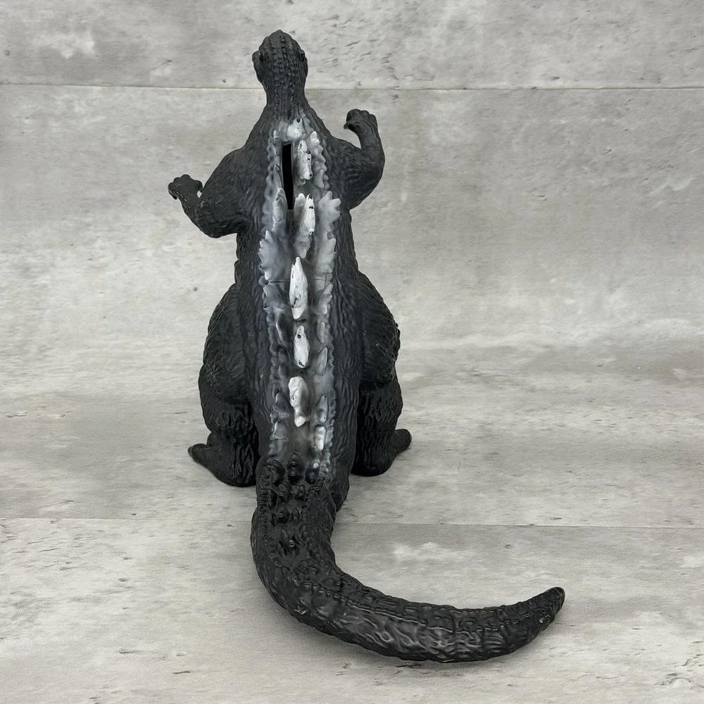 Rare!! Godzilla Deluxe Coin Bank Monogram Black TOHO Vinyl Figure